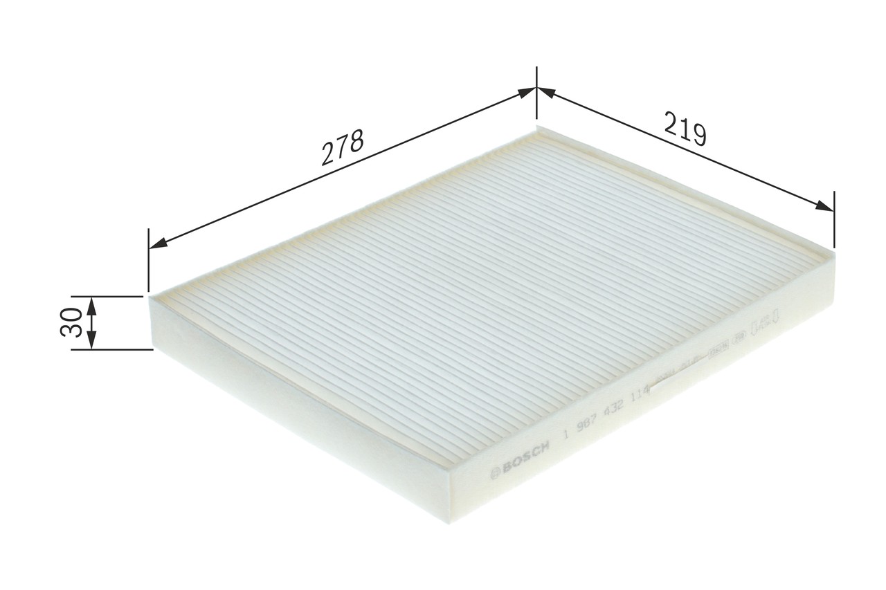 Bosch Cabin Air Pollen Filter 1987432114 M2114 OEM Quality Replacement Part - Image 43
