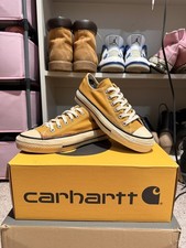 Vintage 70  s Converse All Star Chuck Taylor Yellow Deadstock Made In USA