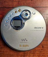 Sony Walkman D-FJ401 Portable CD Player AM/FM WB TV Tuner G-Protection Works