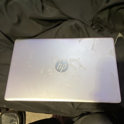 (for parts) (broken) HP Laptop AMD Ryzen 3 Radeon Graphics 15.6'' Silver Webcam
