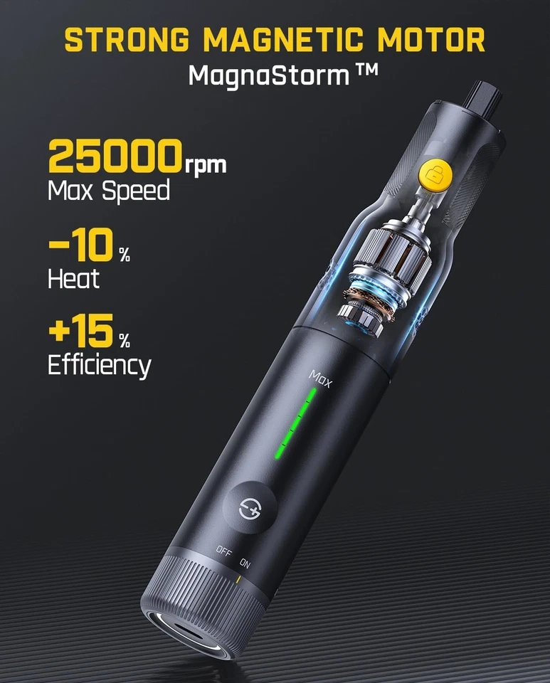 Fanttik F2 PRO Cordless Rotary Tool Kit Strong Magnetic Motor, Revostor Hub, 5 V - Image 4 of 4