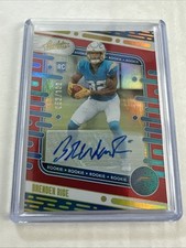 2024 Panini Absolute - Rookies Brenden Rice #199 Spectrum Red Signatures /100 