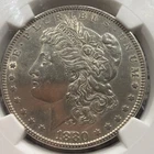 1880 Morgan Silver Dollar - NGC - AU Details - Cleaned  012541