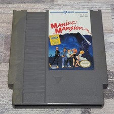 Maniac Mansion (Nintendo NES, 1990) Authentic Tested Game Cartridge 