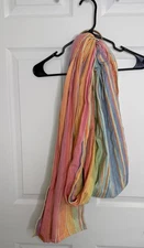 Tula Ring Sling Woven Wrap Multi Rainbow Measures App. 70" Standard