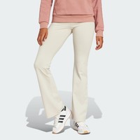 adidas Women's Essentials Small Logo Flared Leggings (Wonder Alumina/White)
