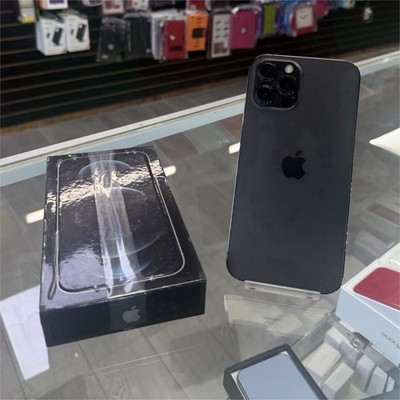(GIFT FREE TEMPERED GLASS)Black Apple iPhone 12 Pro max