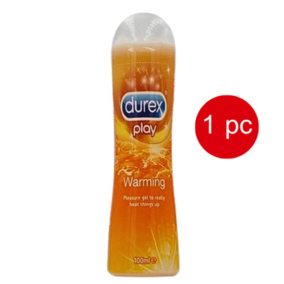 Durex Play Warming Pleasure Gel Personal Lubricant Lube 100ml New Sealed x 1pc.