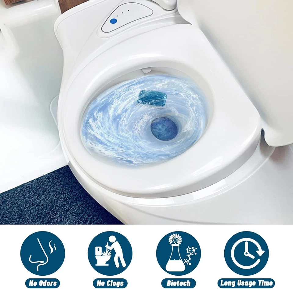 Desodorizante para tanque de retención de tratamiento de inodoro RV (paquete de 50) | Productos químicos | Foto 2 de 4