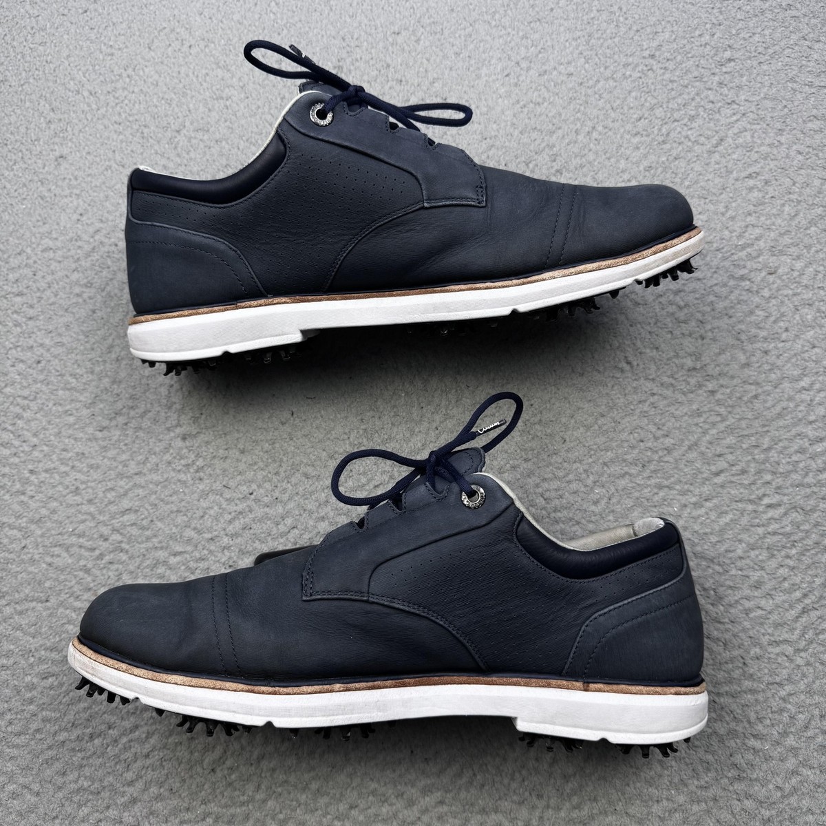 Cuater Golf Shoes Spiked Mens Size 12 Navy Blue The Legend Travis