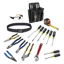 KLEIN TOOLS 80118 General Hand Tool Kit,No. of Pcs. 18 2DGP4