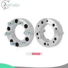 For Ford F-150 5x5.5 to 6x5.5 Wheel Adapters (2) 2" Thick 1/2"x20 5 Lug to 6 Lug