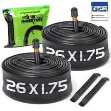 2Pack Bike Tubes 26" x 1.75/2.125 AV Valve, 26x2.125 Bicycle Tube Compatible ...