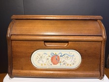 Vintage Goose Marmalade Wooden Bread Box with...