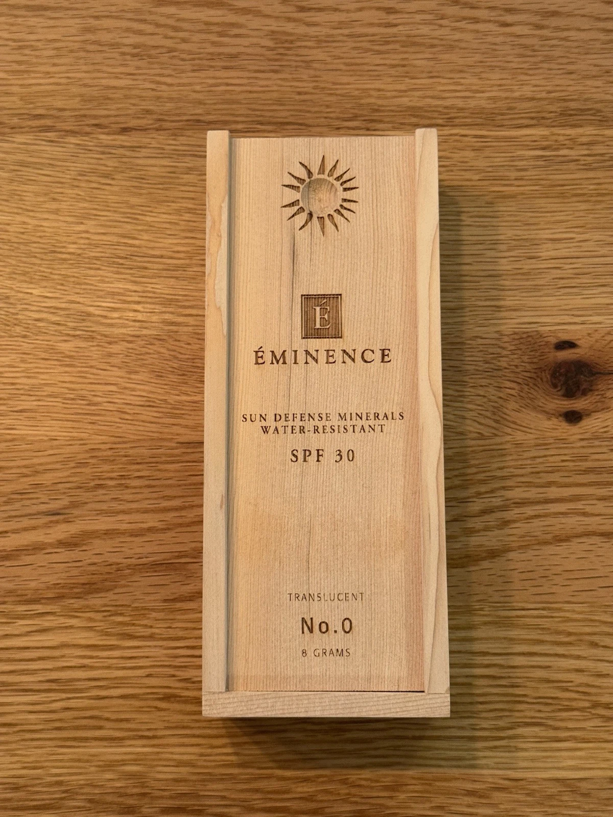 Eminence Sun Defense Minerals SPF 30 No. 0 Translucent 8g - Brand New Boxed