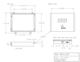 10.4 Inch Arcade Game TFT LCD Monitor for Arcade Jamma, MAME, MultiCade Gamming