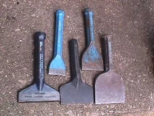 VINTAGE FOOTPRINT MASTER MECHANIC DASCO STANLEY COLD CHISELS