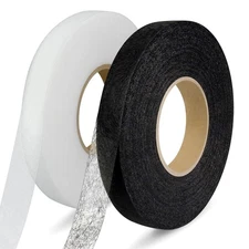 140 Yards Iron on Hemming Tape, 2 Rolls 0.59 inch Hem Tape No Sew, Iron on T...