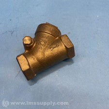 Bronze Swing Check Valve Y-Pattern Size 3/4 NPT FNIP
