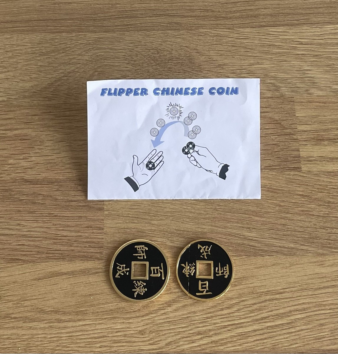 Flipper Chinese Coins - Magic Trick | eBay UK