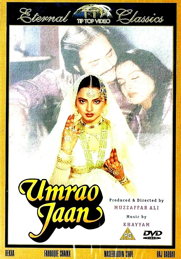 UMRAO JAAN - NASEERUDDIN SHAH, REKHA - BRAND NEW BOLLYWOOD DVD- ENGLISH SUBS