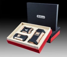 Jetline Premium Gift Set - Table Lighter - Pocket Lighter - VCutter (Copper)