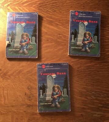 Courage, Dana Susan Beth Pfeffer Vintage Lot 3 Dell Yearling Book 80s Halloween
