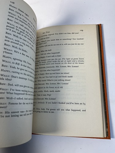 "Death of a Salesman" by Arthur Miller, 1st Ed. 1949-Broadway Play in Book Form - Foto 14 di 24