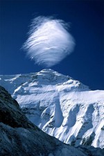 Listing image for Lenticular Cloud Over Mount Everest Landscape Wall Art Home Decor - POSTER 20x30