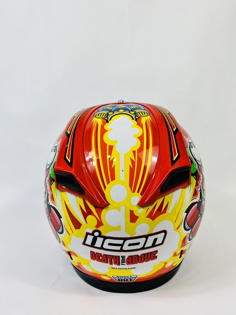 icon MAINFRAME SKULLフルフェイスヘルメット Mサイズ58cm Icon Airflite Helmet Skull 18 Black | Icon Full Face Street