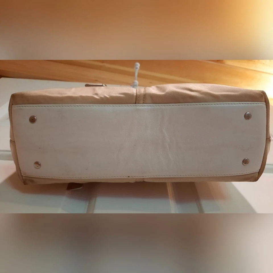 Coach Nailon Caqui Sachel L3J-6255 Vintage Diseñador Preppy Femenino Clásico Foto 3 de 4