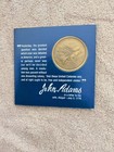 1776-1976 U.S.A. Bicentennial, Bronze Coin w/John Adams & Daniel Webster quote — photo 2