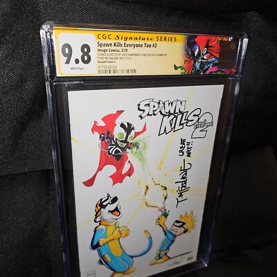 Spawn Kills Everyone Too 2 #3 CGC 9.8 SS TODD MCFARLANE &   LIVIO RAMONDELLI 