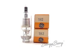 2 Vintage General Electric 1H2 Miniature High Voltage Rectifier Television Audio