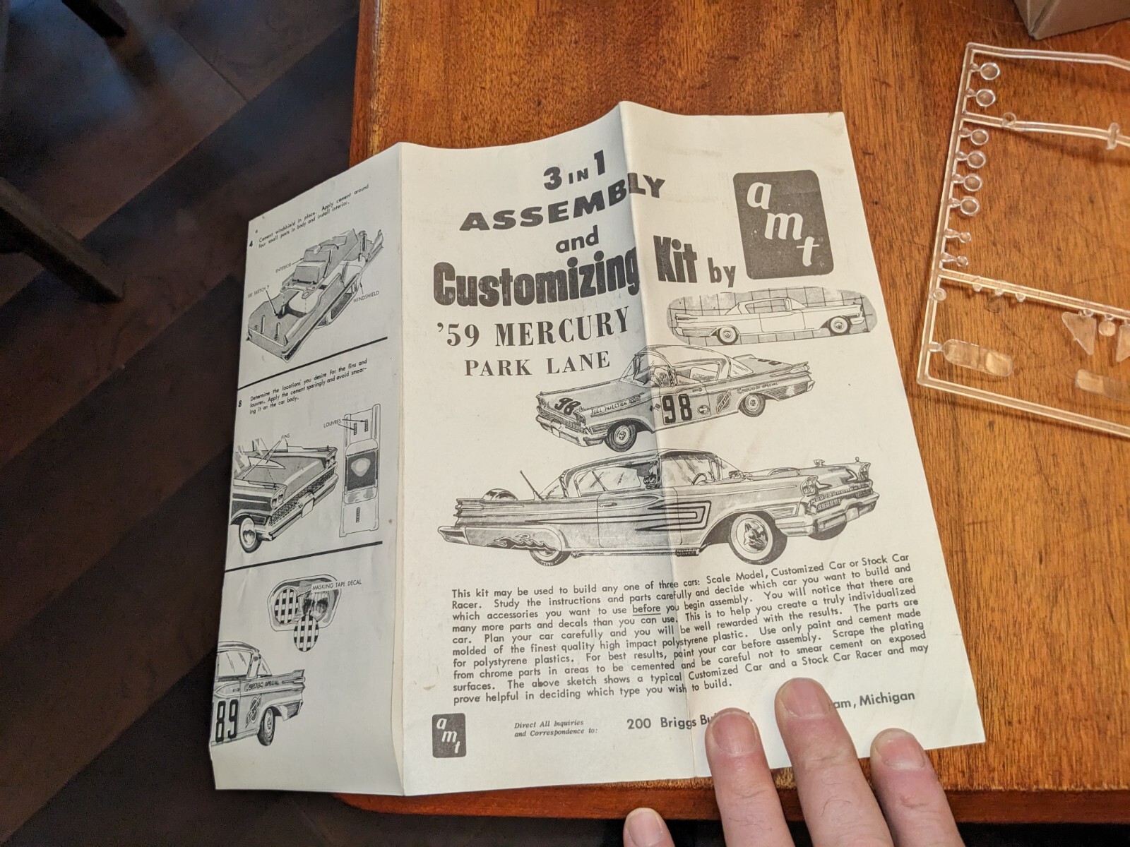 VINTAGE AMT 1/25 MISMATCH KIT LOT 1961 PLYMOUTH CAR 1960 CHEVY BOX FORD