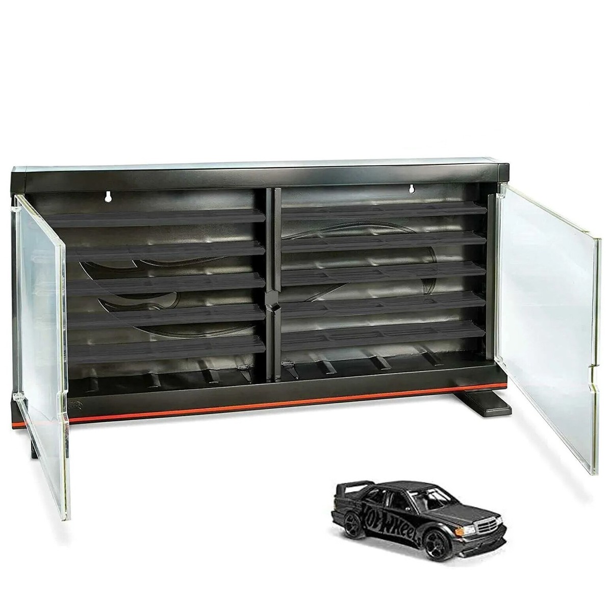 50th Anniversary Hot Wheels Display Case Mercedes Benz 190E Hold