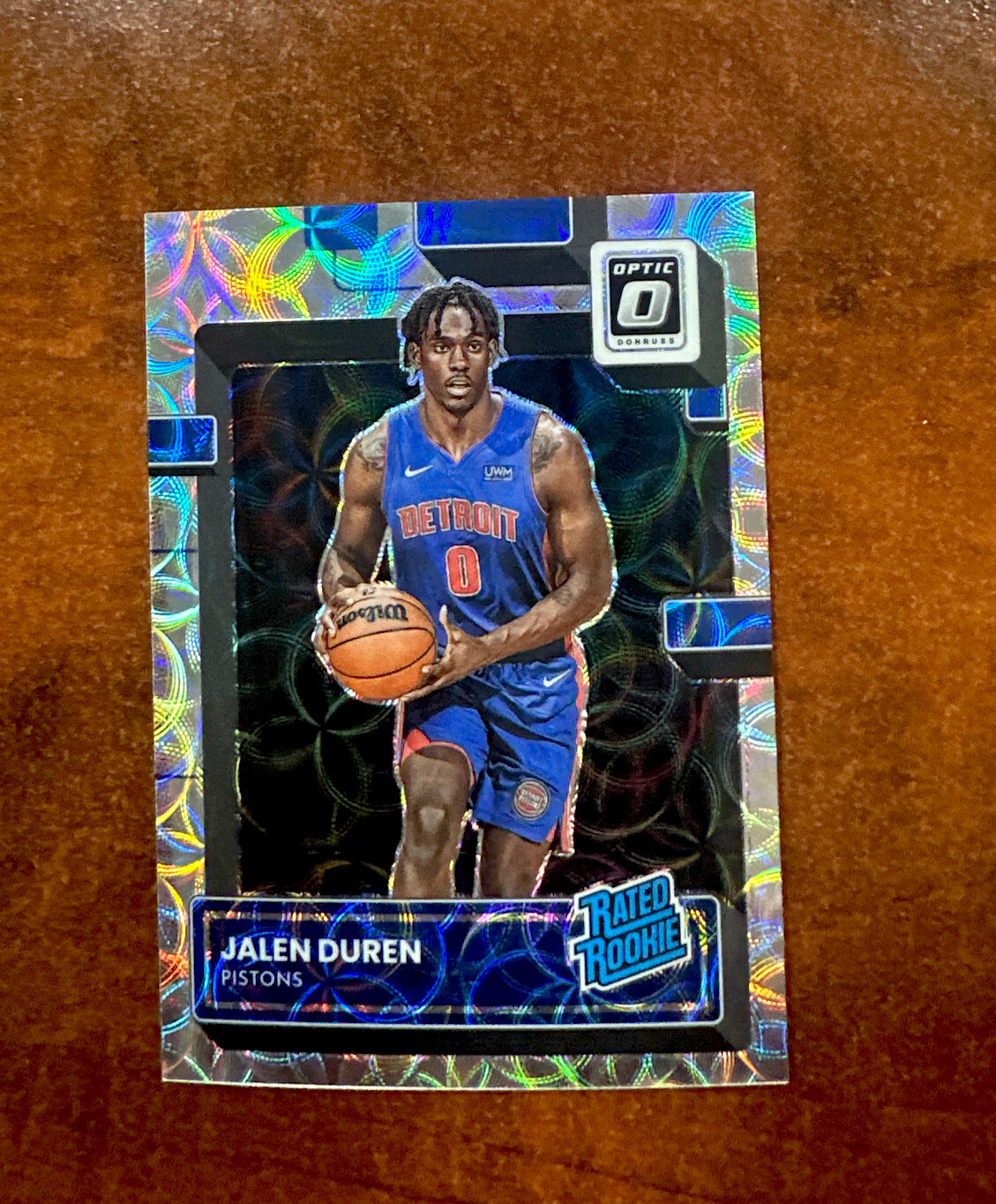 2022-23 Donruss Optic Jalen Duren RC Rated Rookie 227 Premium Box Set #/249
