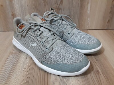 Puma Men's Size 11.5 Grip Fusion Foam Sport Softspike Golf Shoes Gray