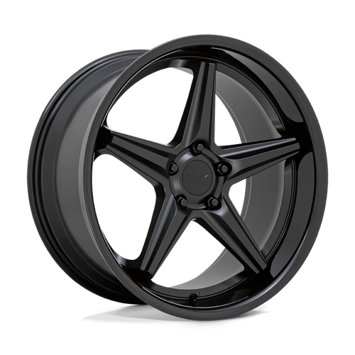 TSW Launch 20x10 5x115 15mm Matte Black With Gloss Black Lip Wheel - Picture 2 of 2
