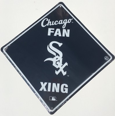 CHICAGO WHITE SOX 12 x 12" EMBOSSED METAL SIGN CHICAGO FAN XING ...