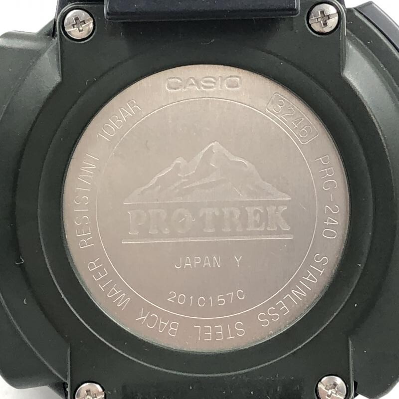 CASIO PRG-240-1JF PRO TREK Digital Tough Solar Black Men CASIO PRG-240-1JF PRO TREK Digital Tough Solar Black Men