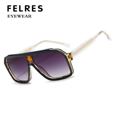 Men Square Double Bridge Sunglasses Fashion Outdoor Driving Shade Glasses UV400 