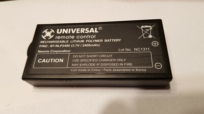 New Authentic URC 3.7V (2400mAh) Rechargeable Battery for TRC-1280 and MX-5000. 