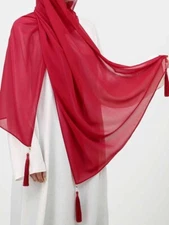 Islamic Women Long Scarf Shawl Muslim Hijab Head Wrap Scarves Turban 180*70cm