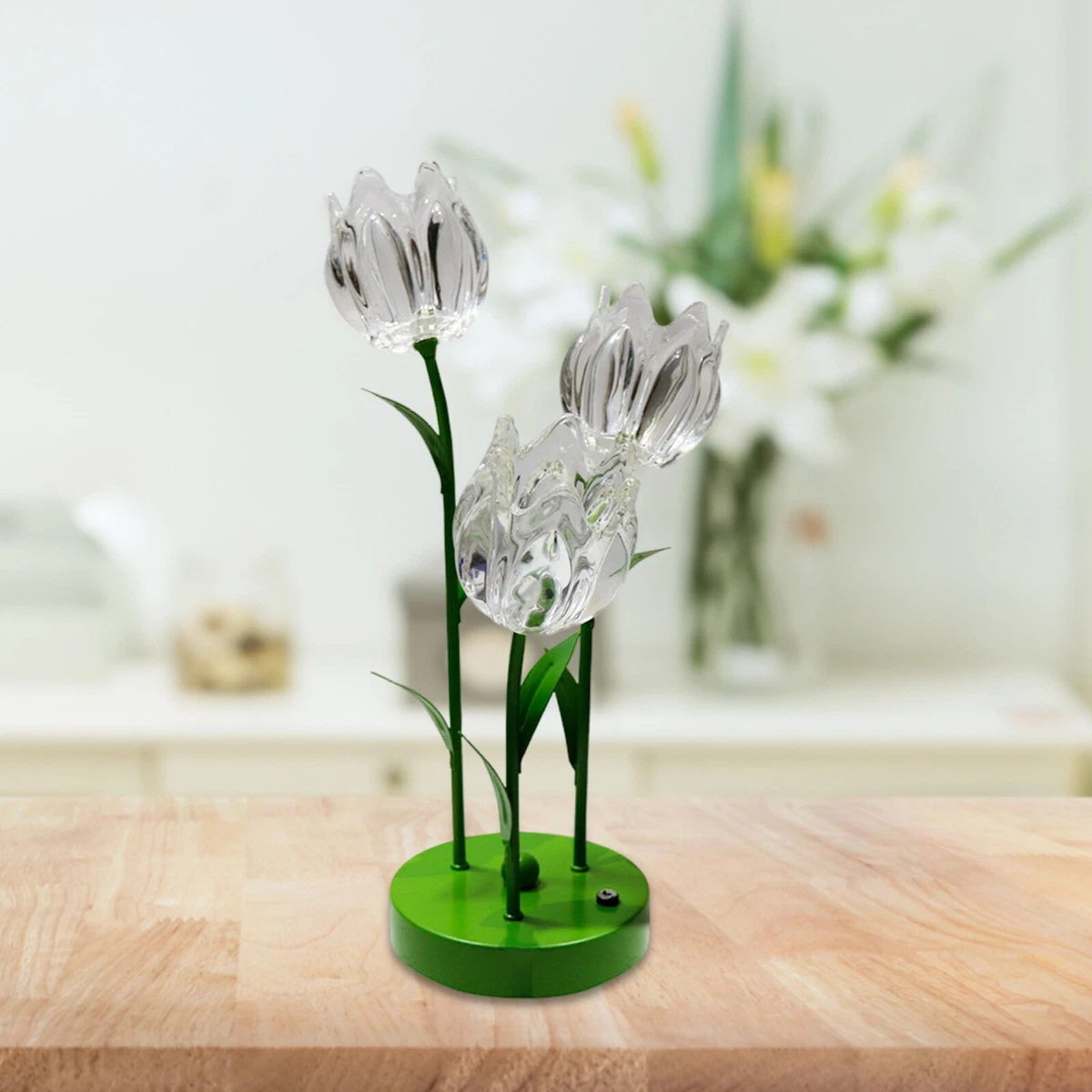 Decorative Tulip Lights Touch Dimming Atmosphere Flower Lights for