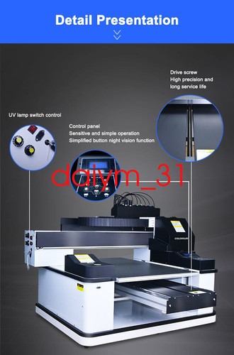 2025 A1 6090 3PCS XP600 Printhead 3D UV Flatbed Printer Varnish Printer 220v - 第 7/11 張圖片