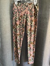 LULAROE ONE SIZE OS LEGGINGS PASTEL FLOWERS FLORAL Super SOFT 