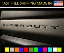 Super Duty Letter Insert Decals Dash F250 F350 Glovebox Inlay 2017-2023 Stickers