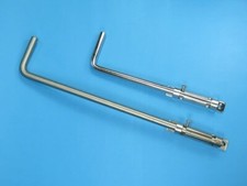 Edelstahl Ø 16 mm Torriegel Bodenriegel 30 cm oder 50 cm Länge Stangenriegel V2A