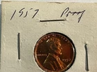 1957P Proof Lincoln Penny - specimen coin!!